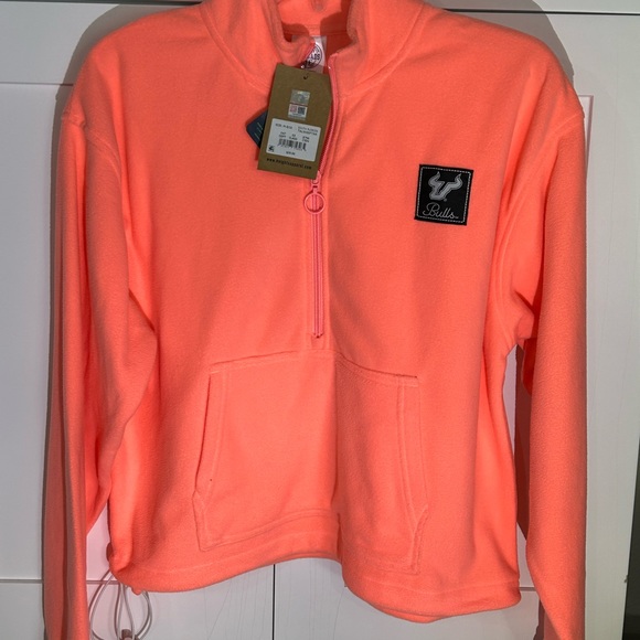 Rivalry Threads Sweaters - USF Bulls Pink Half Zip Sweater - NWT